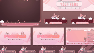 Free Cute Puppy Overlay Pack