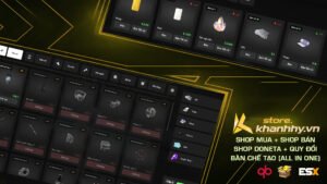 Hệ Thống Shop, Shop Donate & Chế Tạo (5 Trong 1) ESCROW